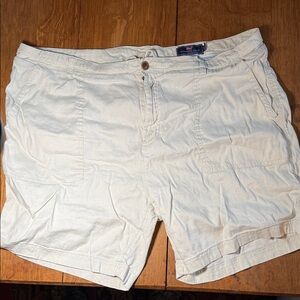 Men’s Vineyard Vines Linen Blend Cream Shorts